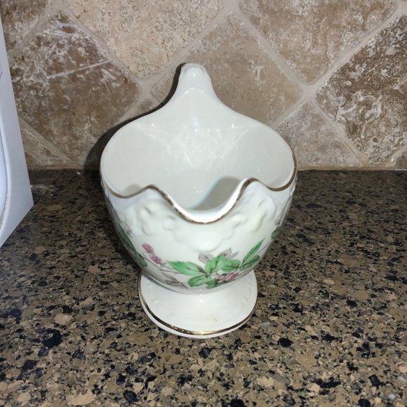 Homer Laughlin Eggshell Georgian Greenbriar Gravy Boat pour spout china 50 N 5 - Picture 4 of 6